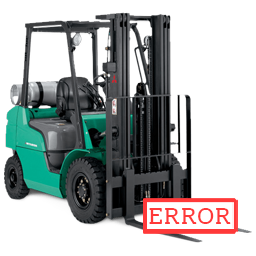 How to clear forklift error code: Mitsubishi