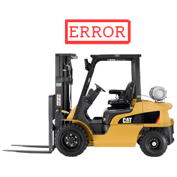 How to clear forklift error code: Caterpillar EP16KT, EP18KT and EP20KT
