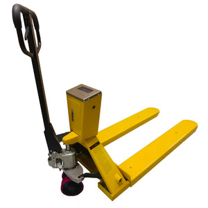 Manual Pallet Jack Single Wheels 48"x27" with Weighing Scale and Printer