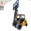 CAT DIESEL 8000 LBS. OUTDOOR DUALLY FORKLIFT WITH CAB