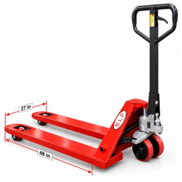 Manual Pallet Truck | ELF Brand | 27×48 | Single wheel | 1 Year Warranty | 5500 lbs.