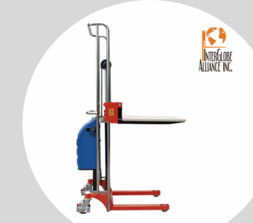 880lbs Semi-Electric Platform Stacker ELF