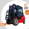 ELF FL30T Forklift with Cabin 6600 Lbs