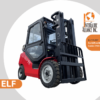 ELF FL35T Forklift with Cabin 7700 Lbs