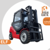 ELF FL35T LPG Forklift with Cabin 7700 Lbs