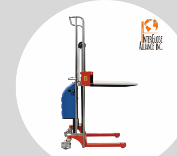 880lbs Semi-Electric Platform Stacker ELF-EPS880