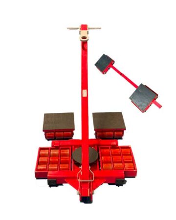 Steerable machinery moving skate roller kits 40,000 lbs.