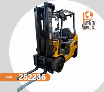 Used Forklift CATERPILLAR Model 2C5000 LPG 5000lbs 3-Stage Mast  Lifting height up to 187 in SKU#252236
