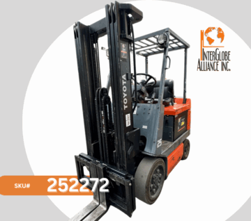 Used Forklift TOYOTA model 5FBCU25 Electric 5000 lbs. Year 2001 SKU#252272