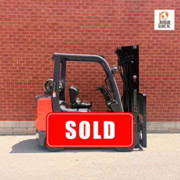 2017 Used Toyota 8FGCU30 Propane Forklift 262407 – 6,000 lb