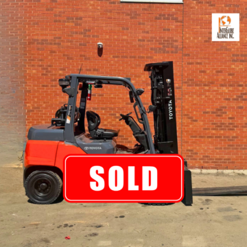 2017 Used Toyota 8FG35U Propane Forklift SKU 262408 – 8,000 lb