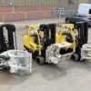 Used Hyster Forklifts with 180° Paper Roll Clamp – For Sale or Rent