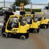 Used Hyster Forklifts with 180° Paper Roll Clamp – For Sale or Rent